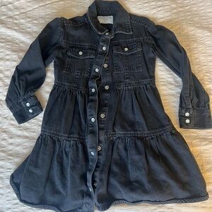Crewcuts/JCrew Black Denim Dress 4T
